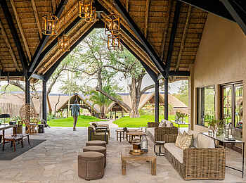 Thornybush Game Lodge: Die Rezeption Thornybush Game Lodge: Die Rezeption
