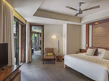 Trou Aux Biches Beachcomber Golf Resort & Spa: Family Suite Bett Trou Aux Biches Beachcomber Golf Resort & Spa: Family Suite Bett
