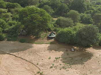 Wayo Manyara Green Camp: Zelte am Flussufer