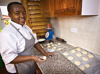 Gibbs Farm: Bäcker in Aktion