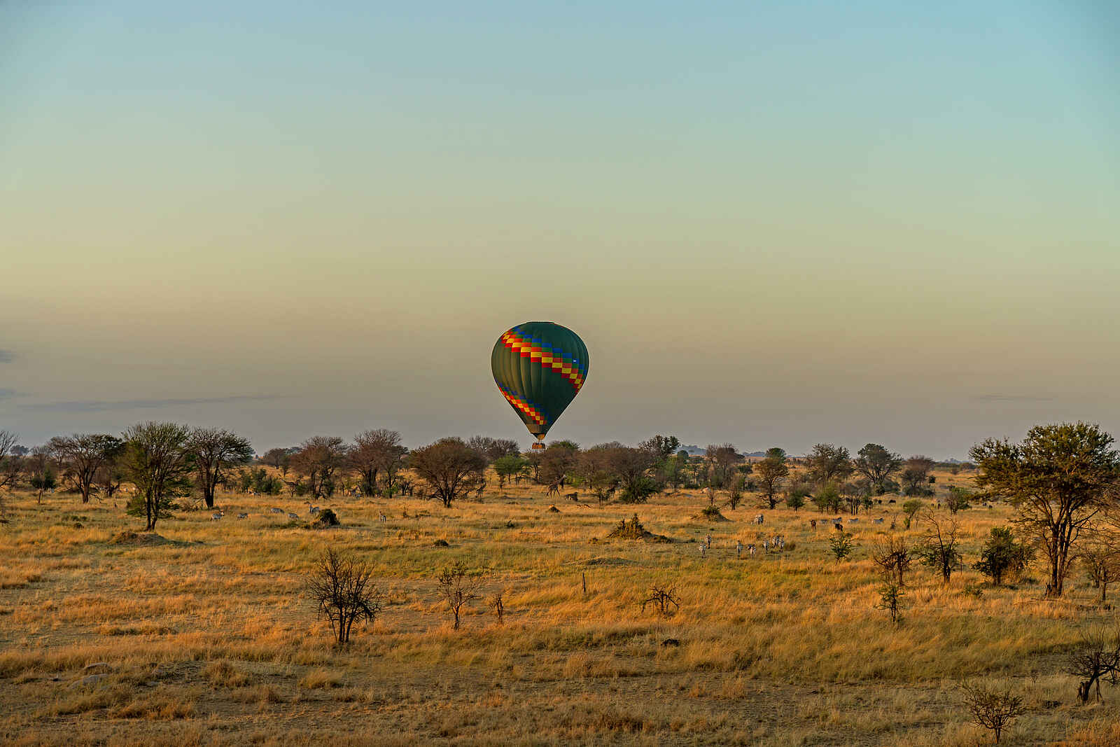 Lemala Mpingo Ridge Lodge: Heißluftballonfahrt Lemala Mpingo Ridge Lodge: Heißluftballonfahrt