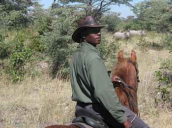 Macatoo Camp: Reitführer auf Pferd