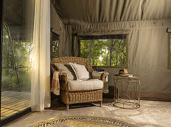 MmaTsebe Tented Camp: Sitzecke
