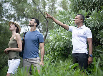 Shandrani Beachcomber Resort and Spa: Wandern Shandrani Beachcomber Resort and Spa: Wandern