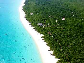 Vamizi Island: Suluwilo Villa von Oben