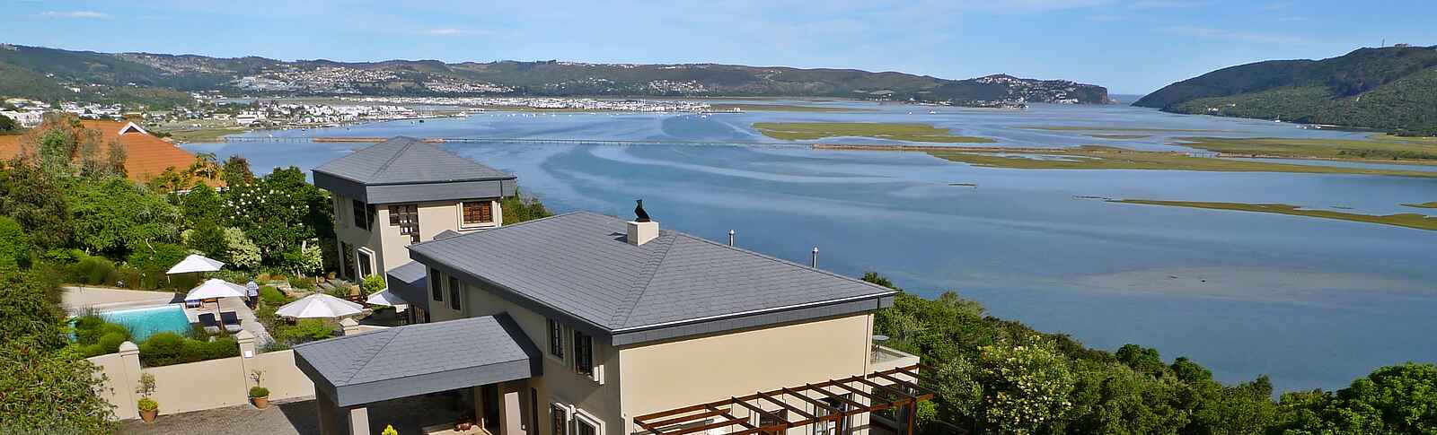 Kanonkop House: Lage direkt an der Knysna Lagune Kanonkop House: Lage direkt an der Knysna Lagune