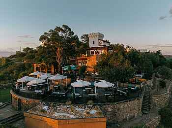 Boutique Hotel Heinitzburg: Terrasse