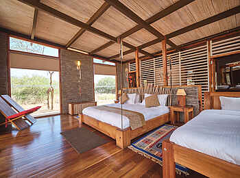 Elephant Gorge Camp: Suite Schlafbereich