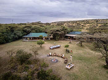 Hemingways River Camp Mara: Ansicht von oben