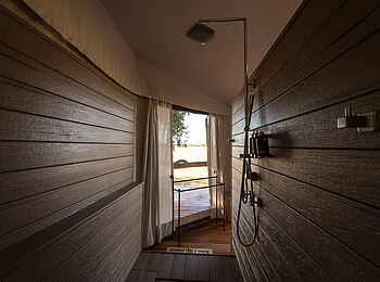 Kwetsani Camp: Dusche