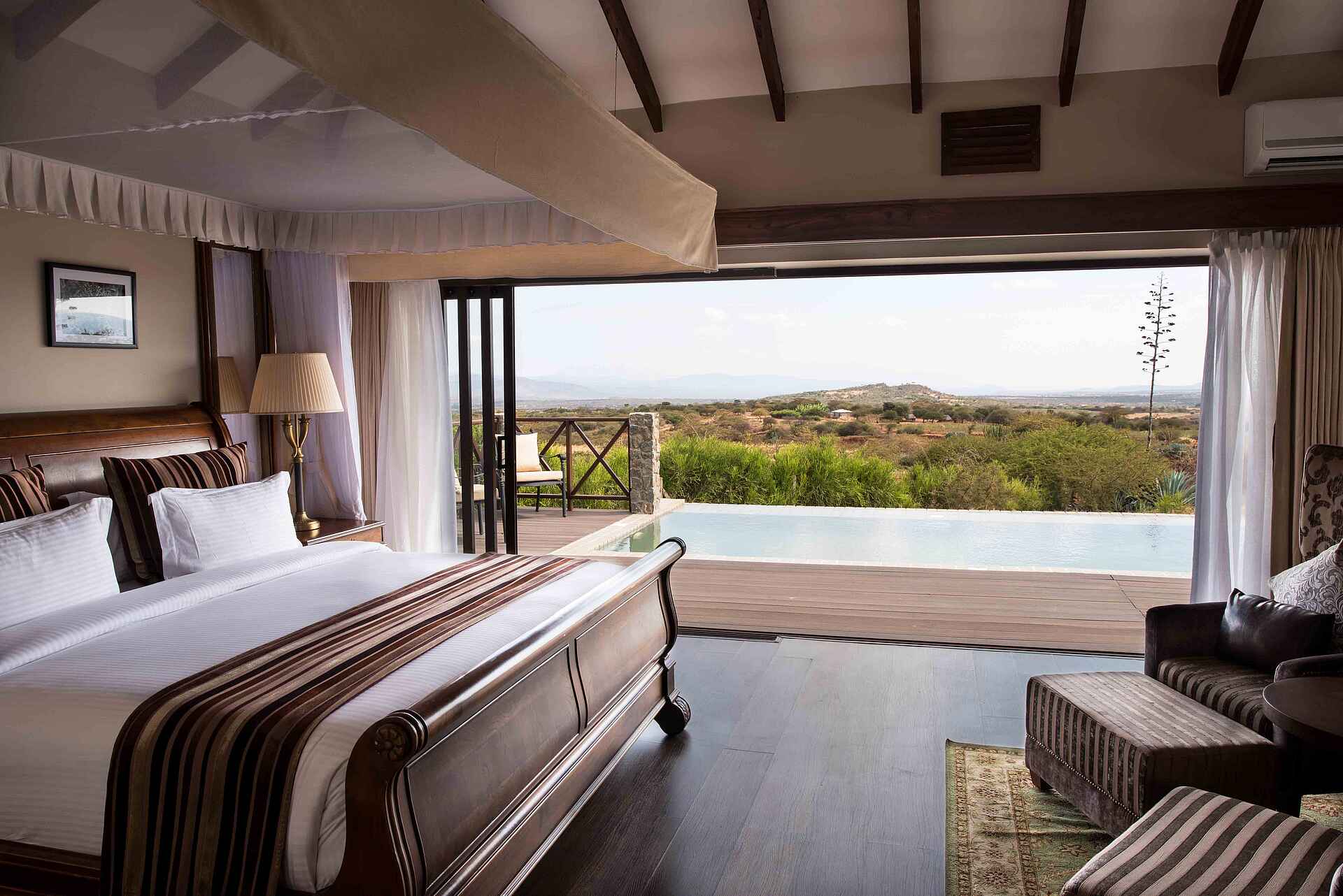 Ngorongoro O'ldeani Mountain Lodge: Blick aus der Livingstone Suite