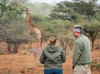 The Outpost: Giraffensichtung auf einer Walking Safari