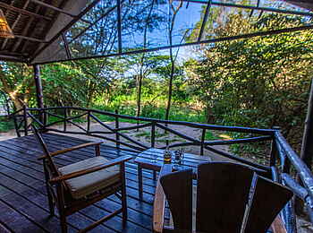 Tipilikwani Mara Camp: Luxury Tent Terrasse