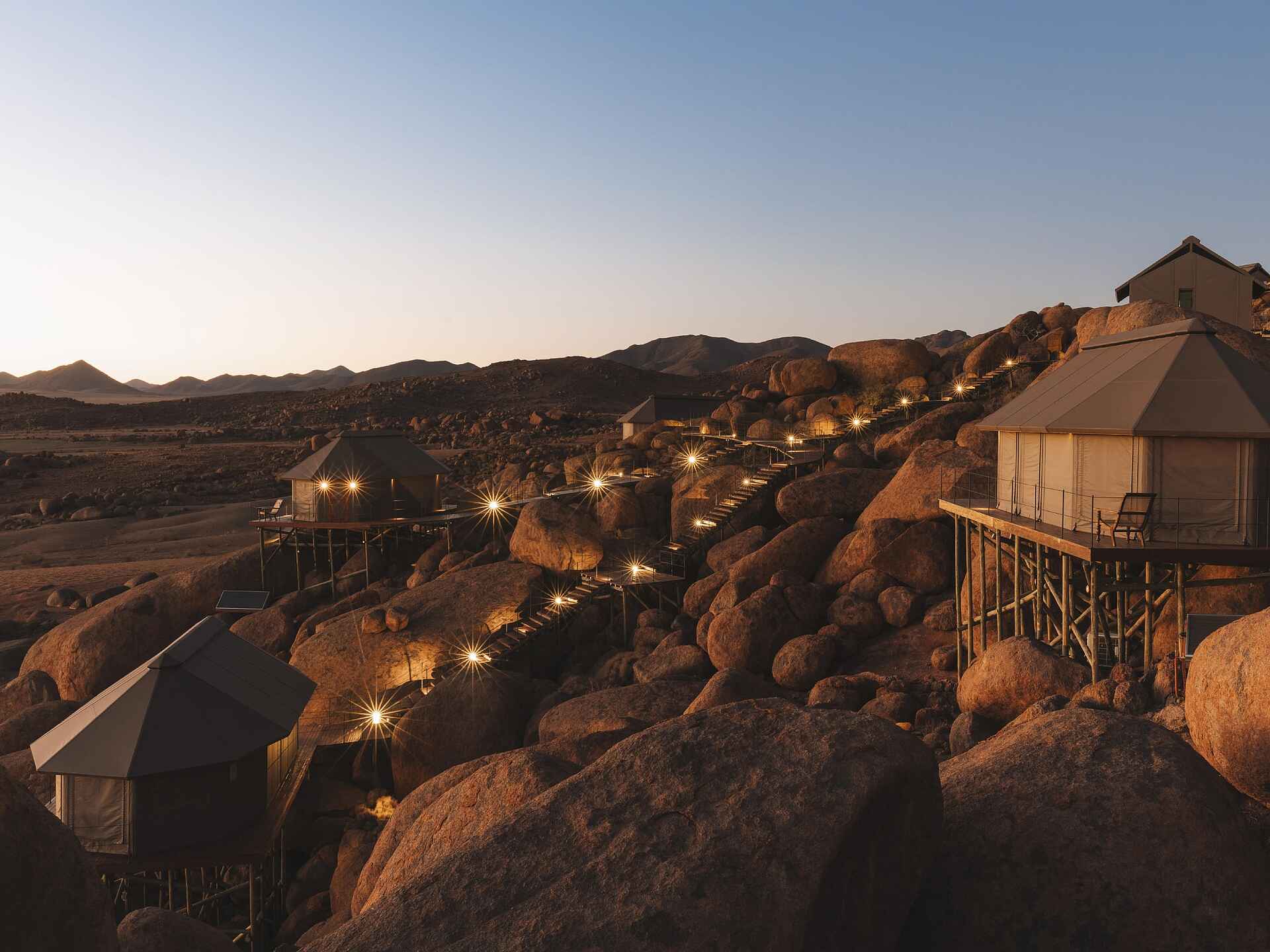 Zannier Hotels Sonop: Blick auf die Lodge