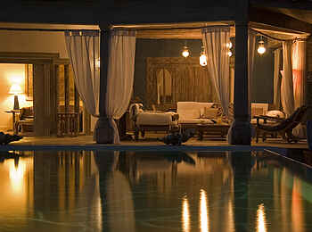 Alfajiri Villas: Abendstimmung