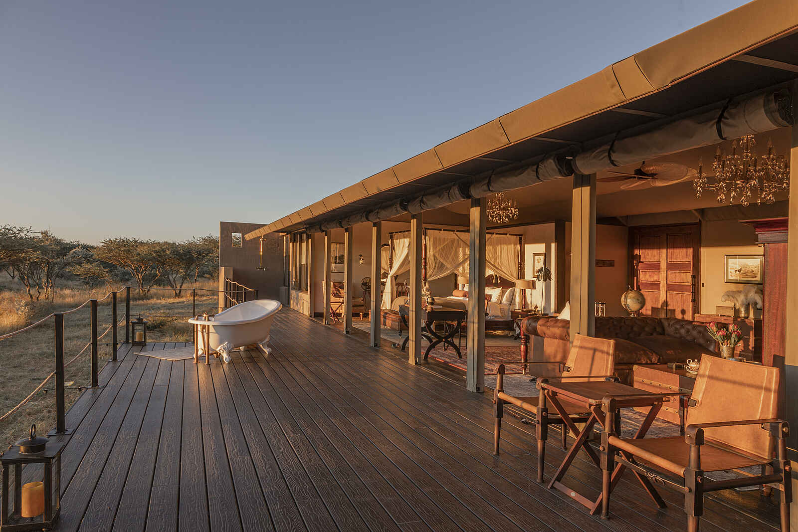 Gmundner Lodge: Die Terrasse einer Suite Gmundner Lodge: Die Terrasse einer Suite