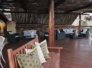 Hoodia Desert Lodge: Veranda
