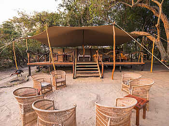 Mukambi Fig Tree Bush Camp: Die Feuerstelle