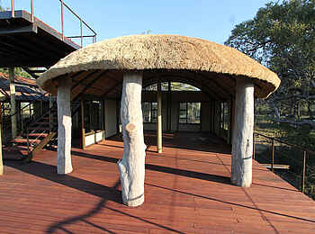 Nkasa Lupala Tented Lodge: Rotunde Nkasa Lupala Tented Lodge: Rotunde