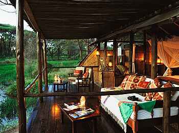 Old Mondoro Camp: Private Veranda