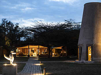 Segera Retreat: Der Weinturm in einem alten Silo