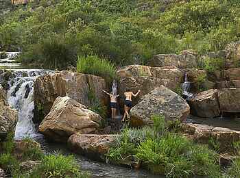 Simbavati Cederberg Ridge Lodge: Besuch von Rock Pools Simbavati Cederberg Ridge Lodge: Besuch von Rock Pools