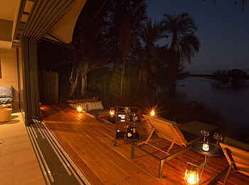 Thorntree River Lodge: Privates Deck Thorntree River Lodge: Privates Deck