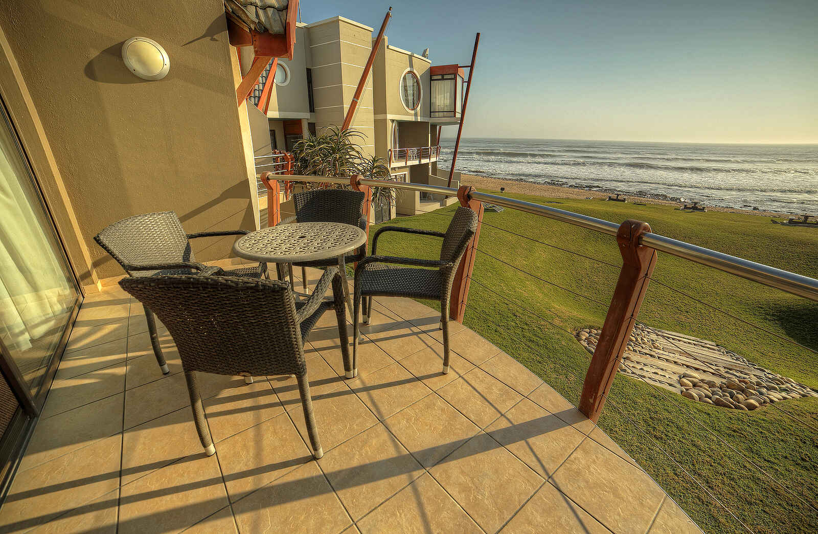 Beach Lodge Swakopmund: Private Veranda Beach Lodge Swakopmund: Private Veranda