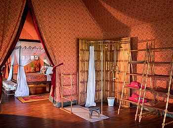 Jack's Camp: Innendusche