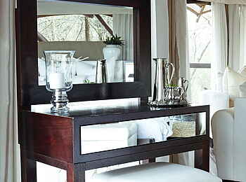 Thanda Tented Camp: Schminktisch Thanda Tented Camp: Schminktisch
