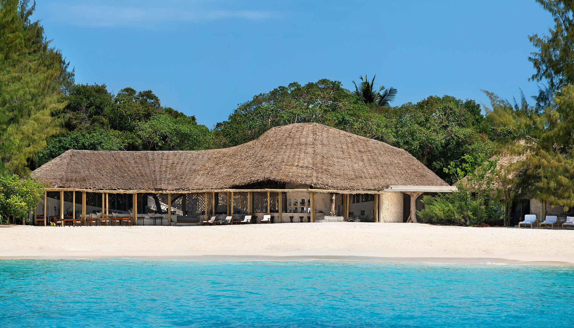 andBeyond Mnemba Island Lodge: Der Zentralbereich