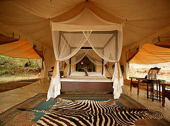 Cottar's 1920s Safari Camp: großes Gästezelt