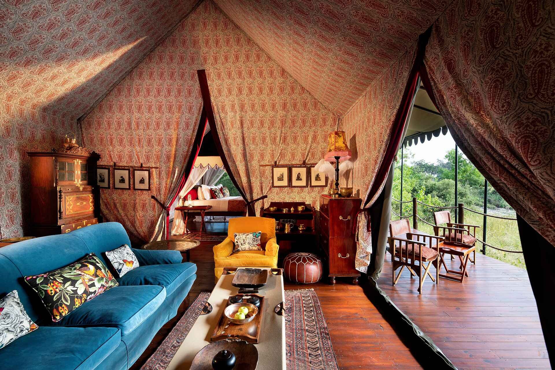 Duke´s Camp: Familienzelt Interieur