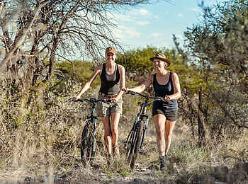 Safari Kambaku Safari Lodge: Mit dem Fahrrad unterwegs