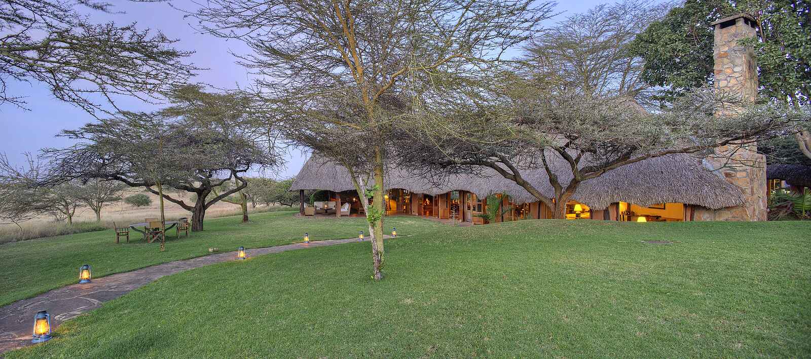 Kifaru House: Der Zentralbereich Kifaru House: Der Zentralbereich