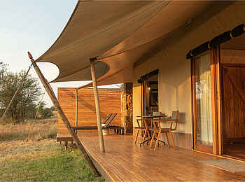 Sayari Camp: Double Tent - Terrasse