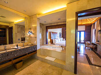 Shanti Maurice Resort & Spa: Das Badezimmer der Oceanfront Double Suite Pool Villa