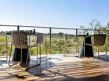 Singita Lebombo Lodge: Veranda mit Aussicht