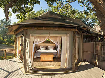 Three Rivers Camp: Blick ins Zelt