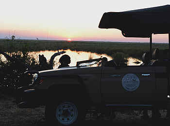 Camp Linyanti: Sunset Camp Linyanti: Sunset