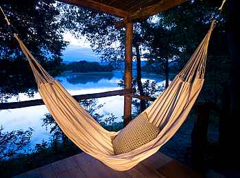 Chindeni Bushcamp: Auf der privaten Veranda Chindeni Bushcamp: Auf der privaten Veranda