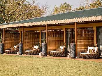 Entikko Safari Lodge: Blick auf die Zimmer Entikko Safari Lodge: Blick auf die Zimmer