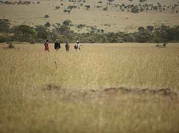 Klein's Camp: Zu Fuß unterwegs