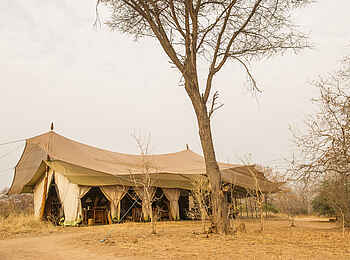 Kwihala Camp: Gemeinschaftsbereich