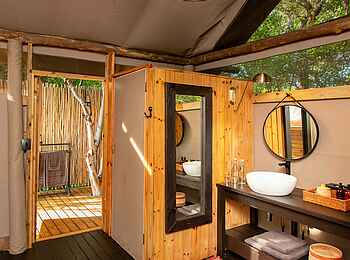 Little Sable Camp: Das Bad Little Sable Camp: Das Bad