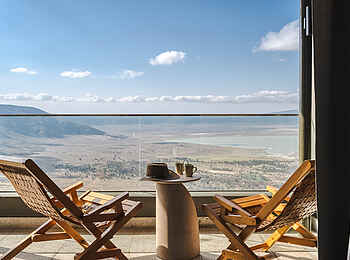 Ngorongoro Lodge Melia Collection: Balkon der Crater Suite