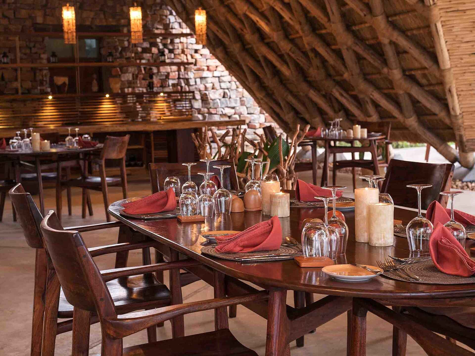 Nile Safari Lodge: Restaurantbereich