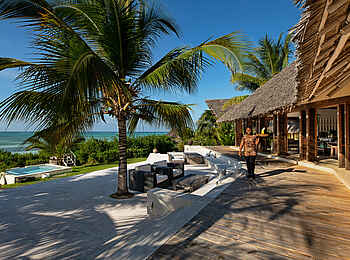 Qambani Luxury Resort: Terrasse