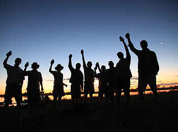 Selinda Canoe Trail: Sundowner