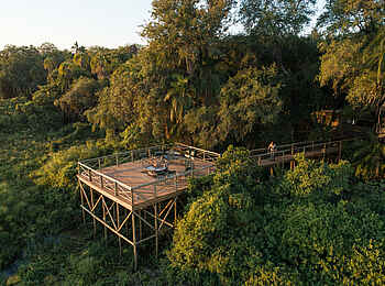 Setari Camp: Blick aufs Hauptdeck